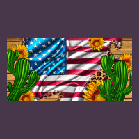 Usa Flag And Cactus And Sunflowers With Leopard And Wood License  Plat Heavyweight Hoodie | Teevron