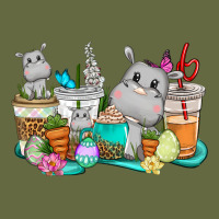 Easter Hippopotamus Coffee Cups Easter Day Long Sleeve Tee | Teevron