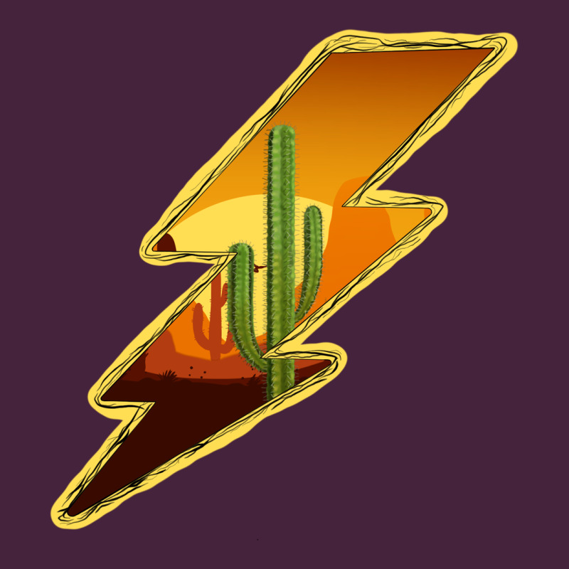 Cactus Sunset Lightning Premium Tee by Bettercallsaul | Teevron