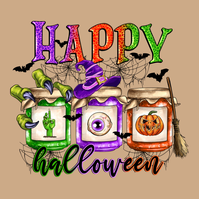 Happy Halloween Jars Vintage Hoodie by CowGirlArtShop | Teevron