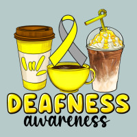Deafness Awareness Coffee Cups Heavy Core Tee | Teevron