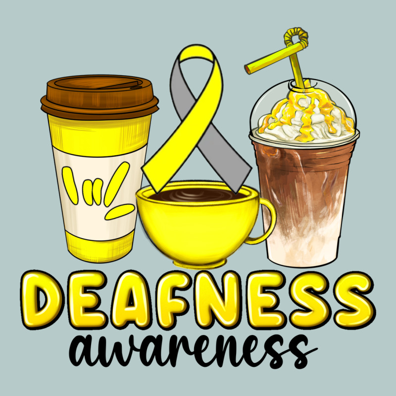 Deafness Awareness Coffee Cups Heavy Core Tee by Artiststas | Teevron
