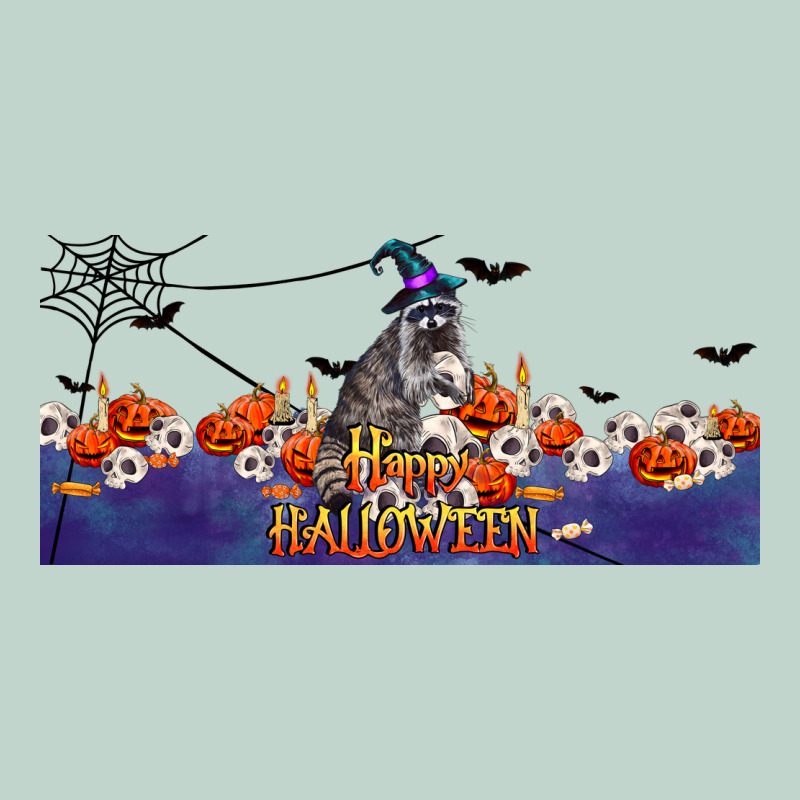 Happy Halloween Raccon Zipper Hoodie by LillyAllenDesigns | Teevron