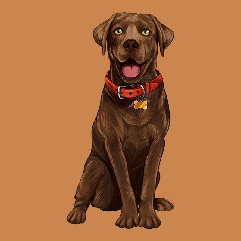 Chocolate Lab Labrador Retriever Heavyweight Hoodie by Artiststas | Teevron