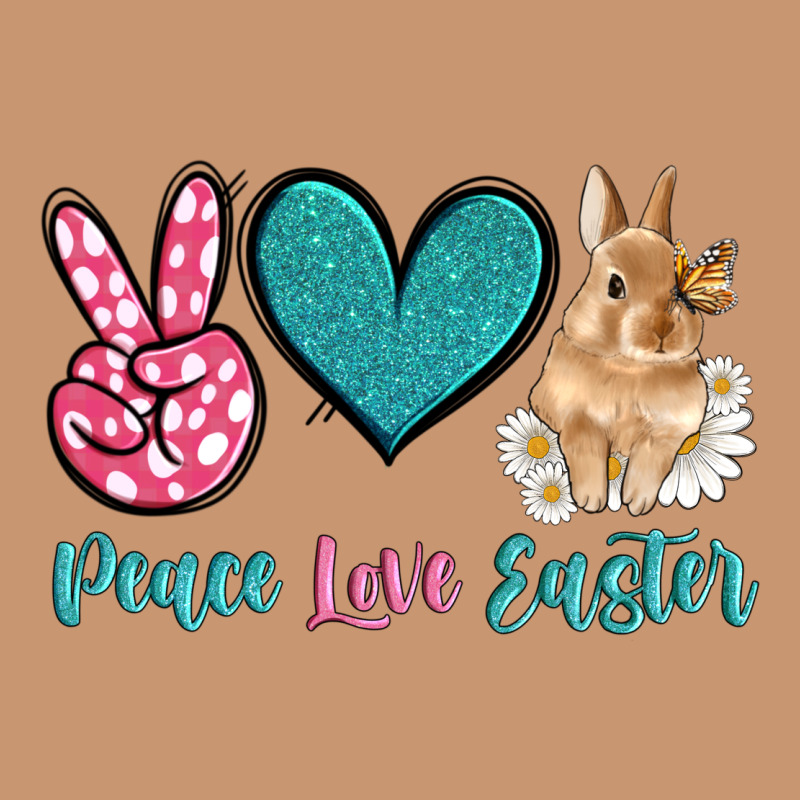 Peace Love Easter With Bunny And Butterfly Heavyweight Hoodie by Artiststas | Teevron