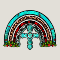 Cross Christmas Rainbow Heavy Core Tee | Teevron