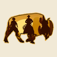 Bison Silhouette Cowboy Premium Tee | Teevron