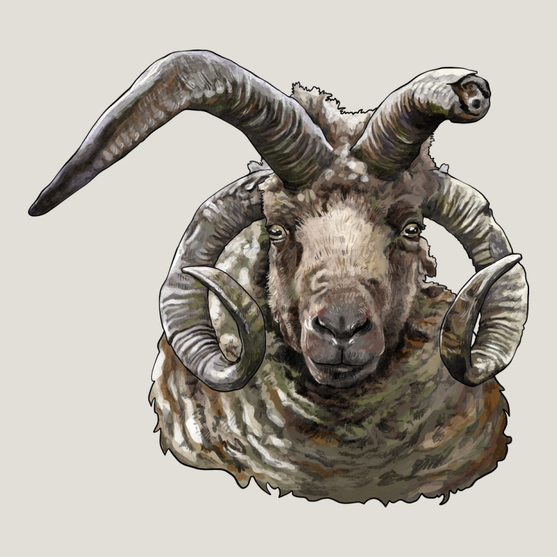 Navajo Churro Sheep Head Heavy Core Tee by LillyAllenDesigns | Teevron