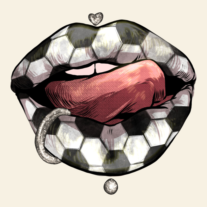 Soccer Lips Vintage Tee by HowdyJamesFarm | Teevron