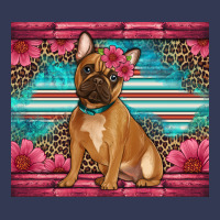 French Bulldog Floral Heavyweight Hoodie | Teevron
