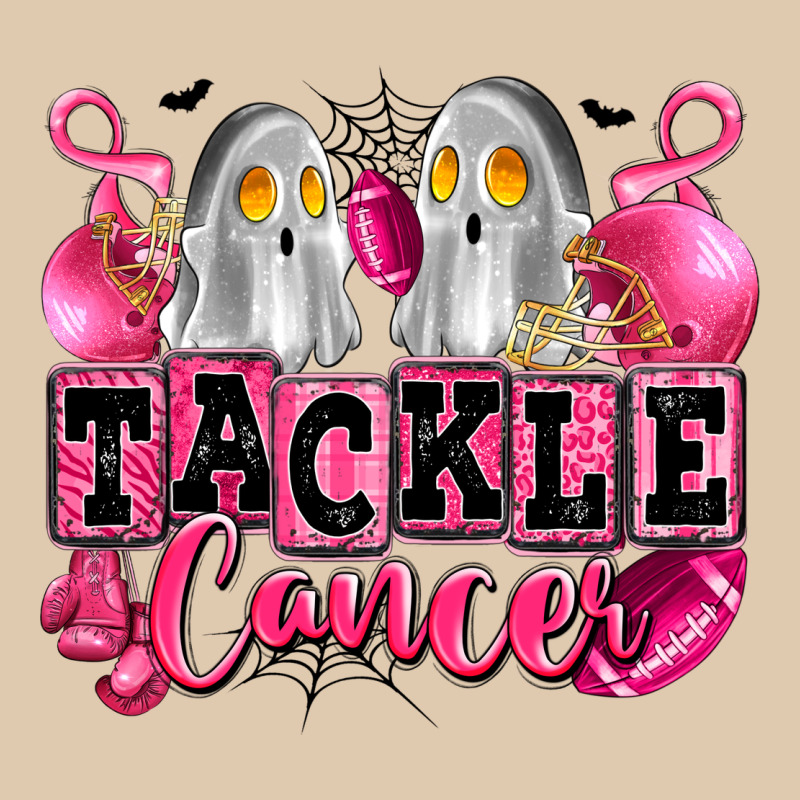 Tackle Cancer With Ghosts Playing Football Heavyweight Sweatshirt by LillyAllenDesigns | Teevron