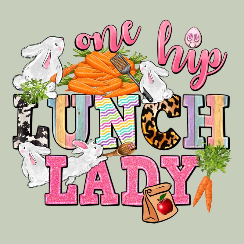 One Hip Lunch Lady Easter Day Long Sleeve Tee by CowGirlArtShop | Teevron