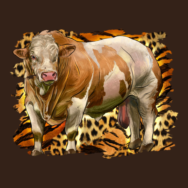 Western Simmental Bull Heavy Core Tee by LillyAllenDesigns | Teevron