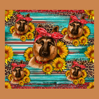 German Shepherd With Sunflowers Heavyweight Hoodie | Teevron