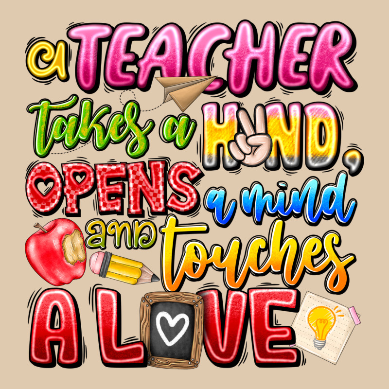 A Teacher Takes A Hand Opens A Mind And Touches A Heavyweight Sweatshirt by CowhideDigitalArt | Teevron