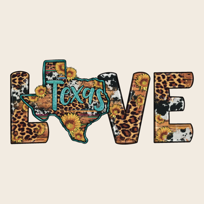 Love Texas Map Sunflower Leopard Cowhide Premium Sweatshirt by Artiststas | Teevron