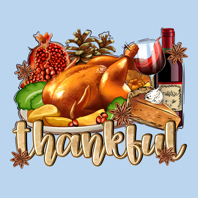 Thankful With Turkey Classic Tee by texasbilliewilder | Teevron