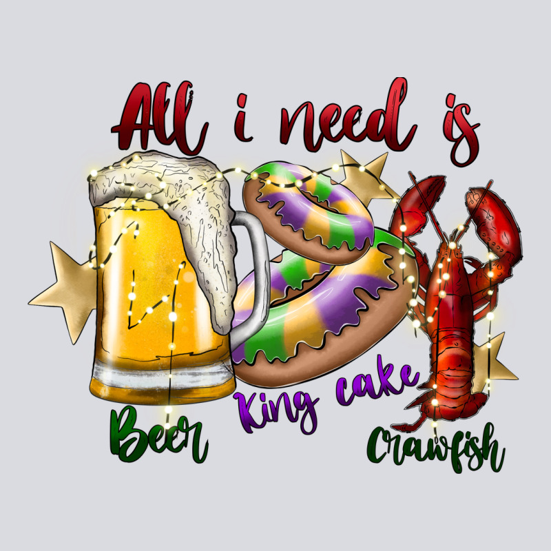 All I Need Is Beer King Cake Crawfish Zipper Hoodie by SublimationCraftShop | Teevron