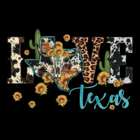 Love Texas Map Sunflower Cactus Cowhide Leopard Premium Sweatshirt | Teevron