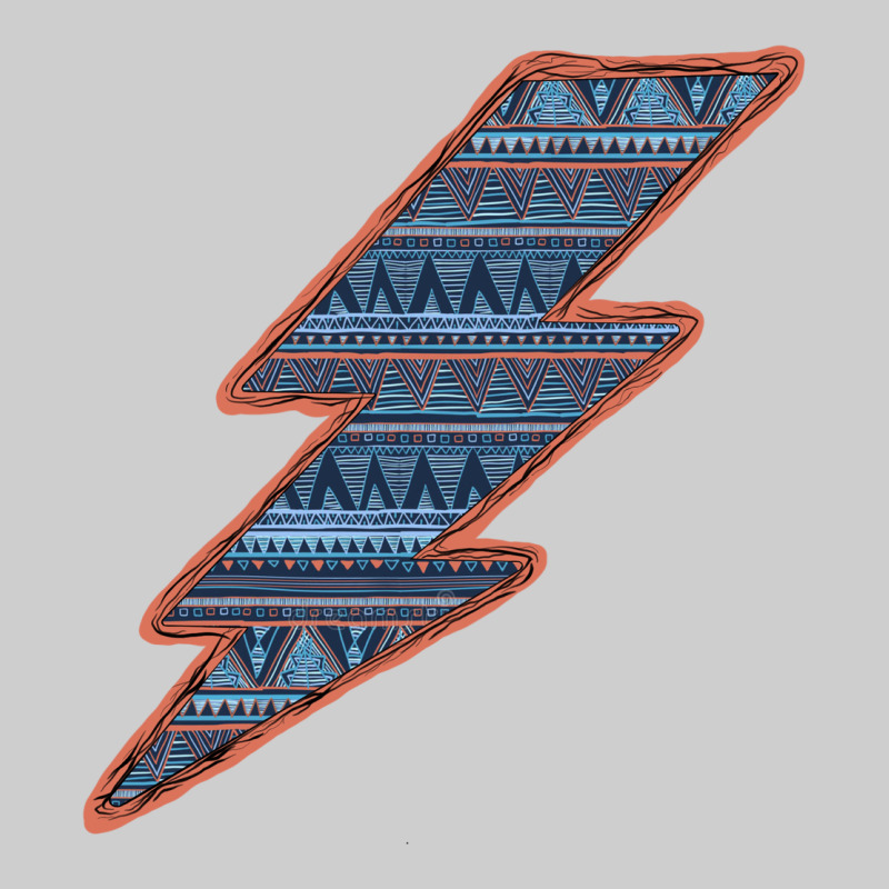 Western Orange Border Aztec Lightning Premium Tee by Bettercallsaul | Teevron