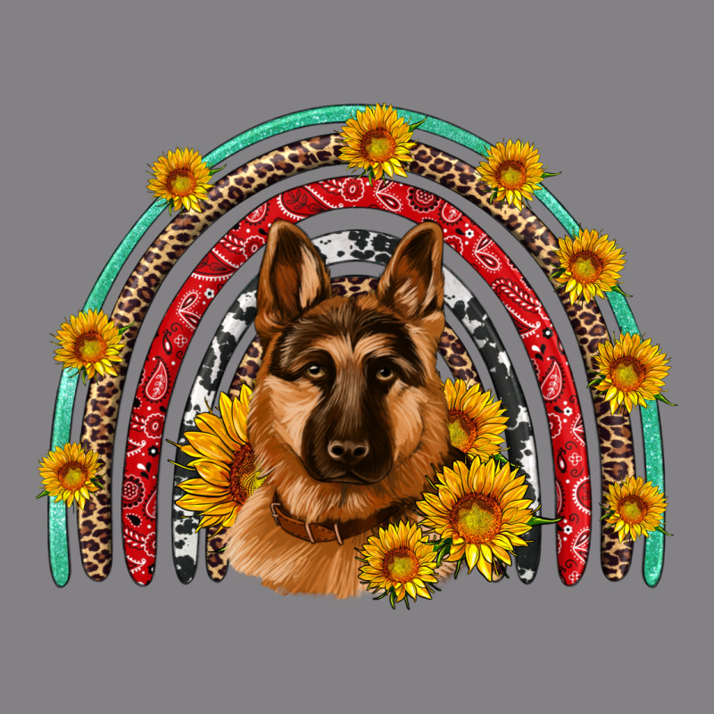 German Shepherd Rainbow Heavyweight Hoodie by Artiststas | Teevron