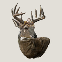 White Tailed Buck Deer Head Heavy Core Tee | Teevron