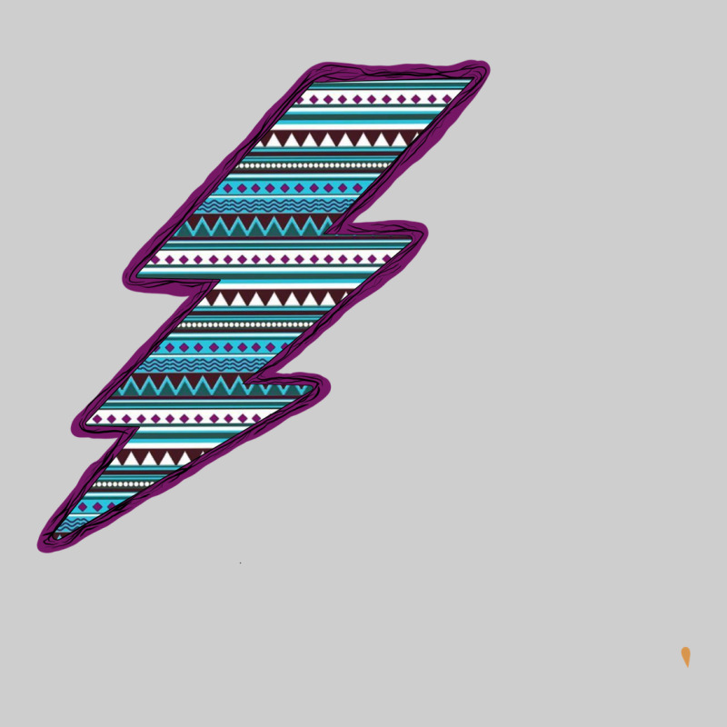 Purple Border Aztec Pattern Lightning Premium Tee by Bettercallsaul | Teevron