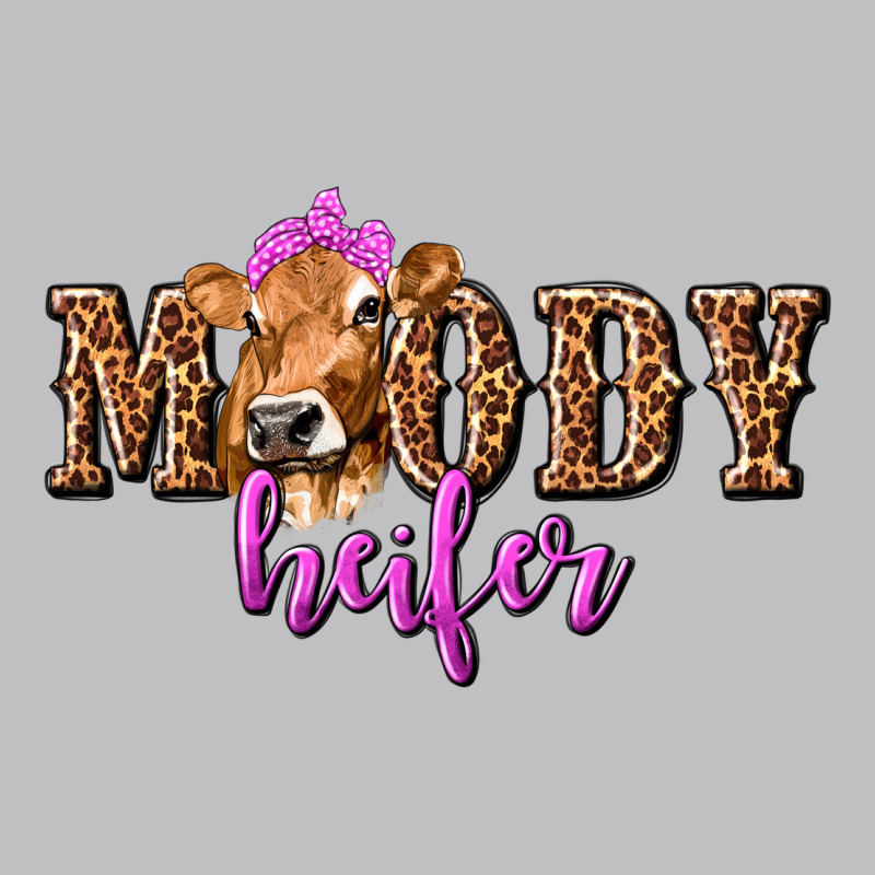 Moody Heifer With Leopard Classic Tee by texasbilliewilder | Teevron