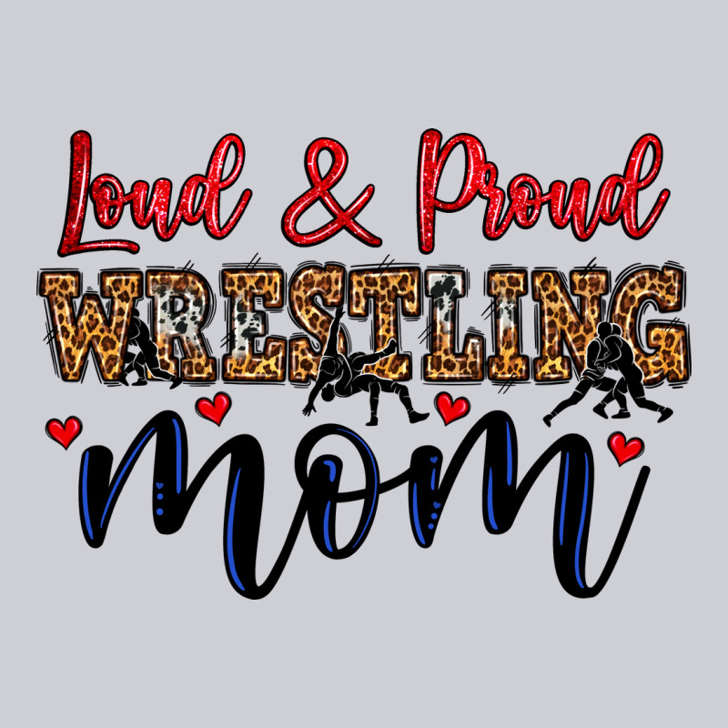 Loud And Proud Wrestling Mom Heavyweight Sweatshirt by LillyAllenDesigns | Teevron