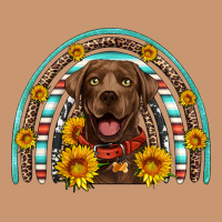 Chocolate Labrador Rainbow Heavyweight Hoodie | Teevron