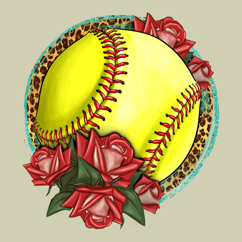 Western Softball With Roses Heavy Core Tee by LillyAllenDesigns | Teevron