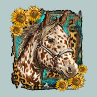Appaloosa Horse With Sunflowers And Western Background Heavy Core Tee | Teevron