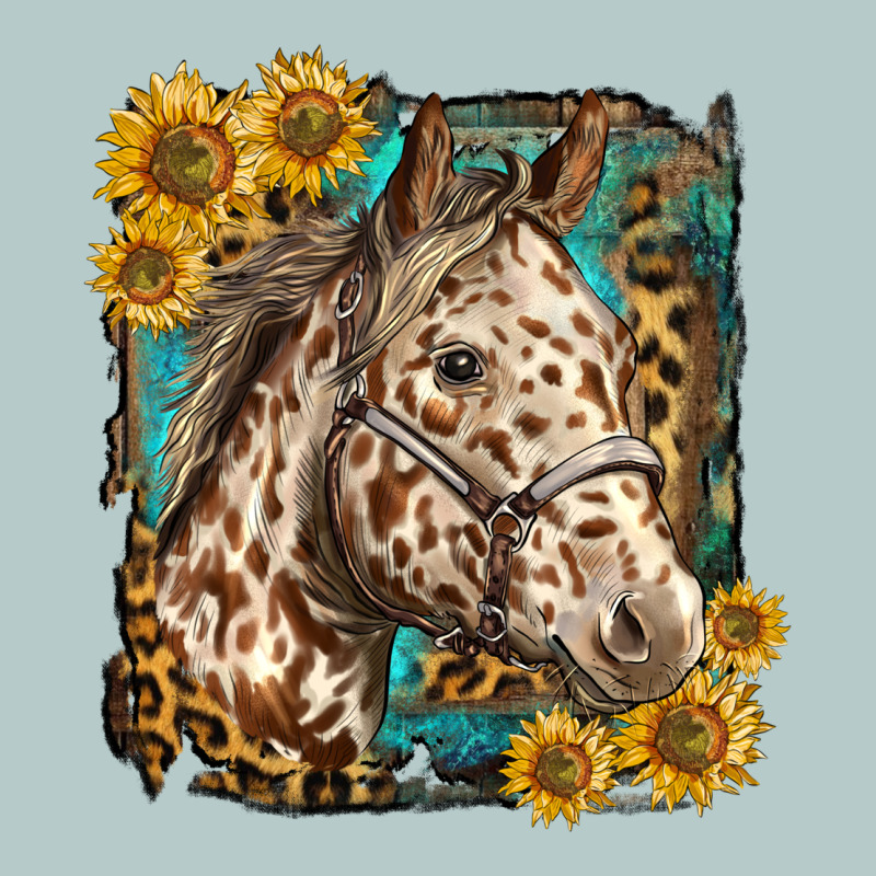 Appaloosa Horse With Sunflowers And Western Background Heavy Core Tee by LillyAllenDesigns | Teevron