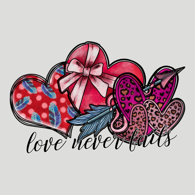 Love Never Fails Zipper Hoodie by SublimationCraftShop | Teevron