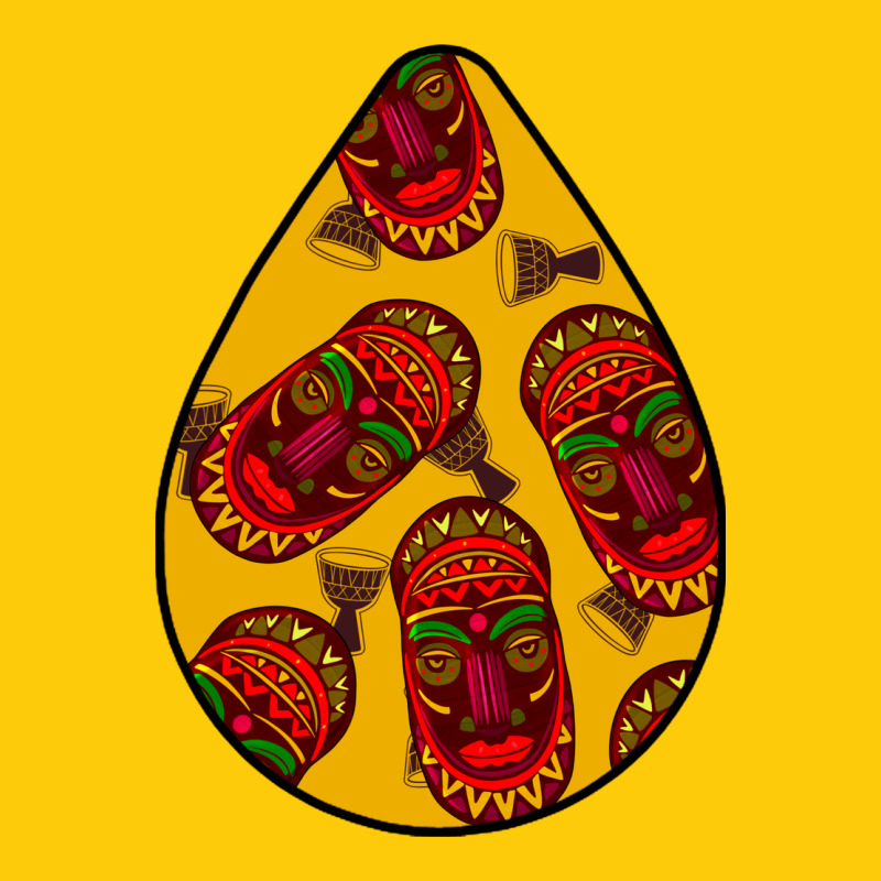 African Masks Teardrop  5 Premium Hoodie by BundleAndBundleShop | Teevron