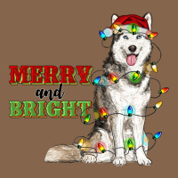 Merry And Bright Husky Premium Tee | Teevron