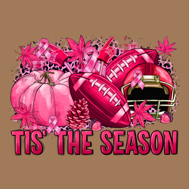 Tis' The Season Football Breast Cancer Classic Tee by NancyCooperArtShop | Teevron