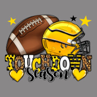 Touchdown Season American Football Yellow Team Vintage Tee | Teevron