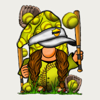 Softball Gnome Zipper Hoodie | Teevron