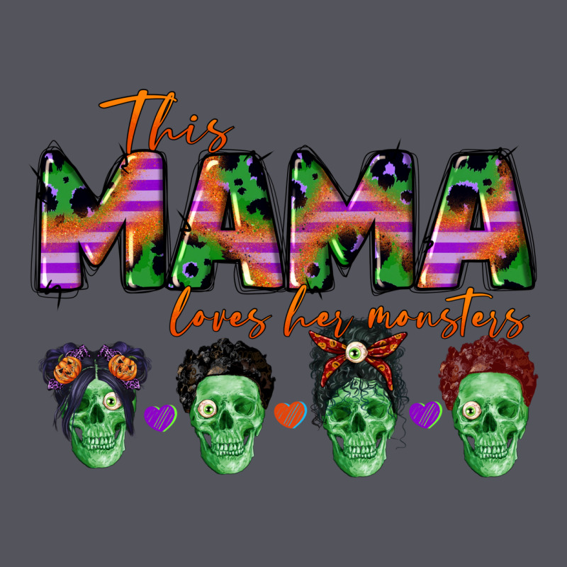 Personalized This Mama Loves Her Monsters Vintage Hoodie by CowGirlArtShop | Teevron