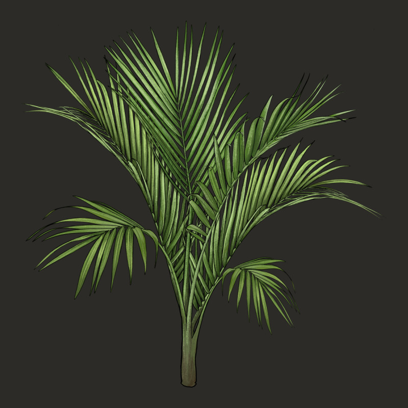 Botanical Majesty Palm Illustrations Heavy Core Tee by LillyAllenDesigns | Teevron