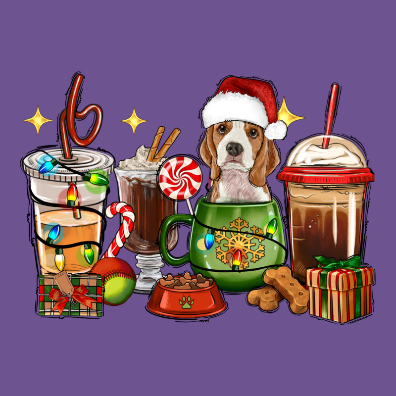 Christmas Coffee Cups With Beagle Vintage Tee by RanaPortraitStore | Teevron