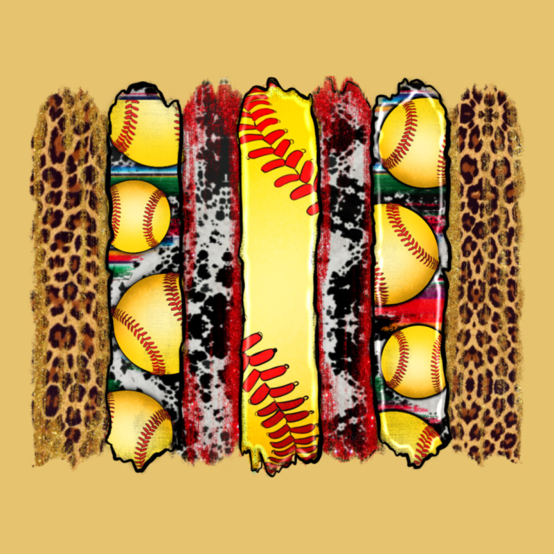 Softball Serape Leopard Cowhide Glitter Brushstrokes Premium Sweatshirt by Artiststas | Teevron