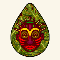 African Masks Teardrop  7 Premium Hoodie | Teevron