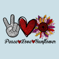 Peace Love Sunflower Ladies Tee | Teevron