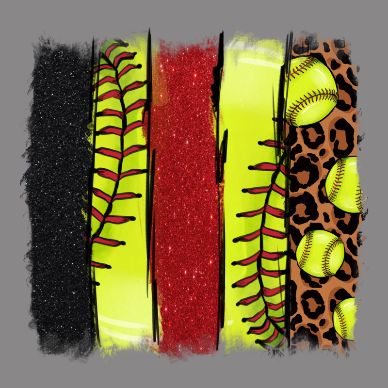 Softball Brushstroke Vintage Tee by HowdyJamesFarm | Teevron