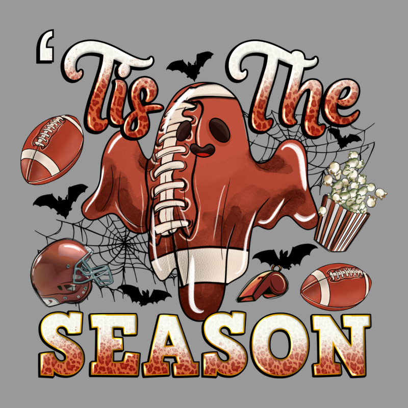 Tis The Season Football Halloween Vintage Hoodie by CowGirlArtShop | Teevron