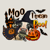 Moo I Mean Boo Holstein Cow Heavy Core Tee | Teevron