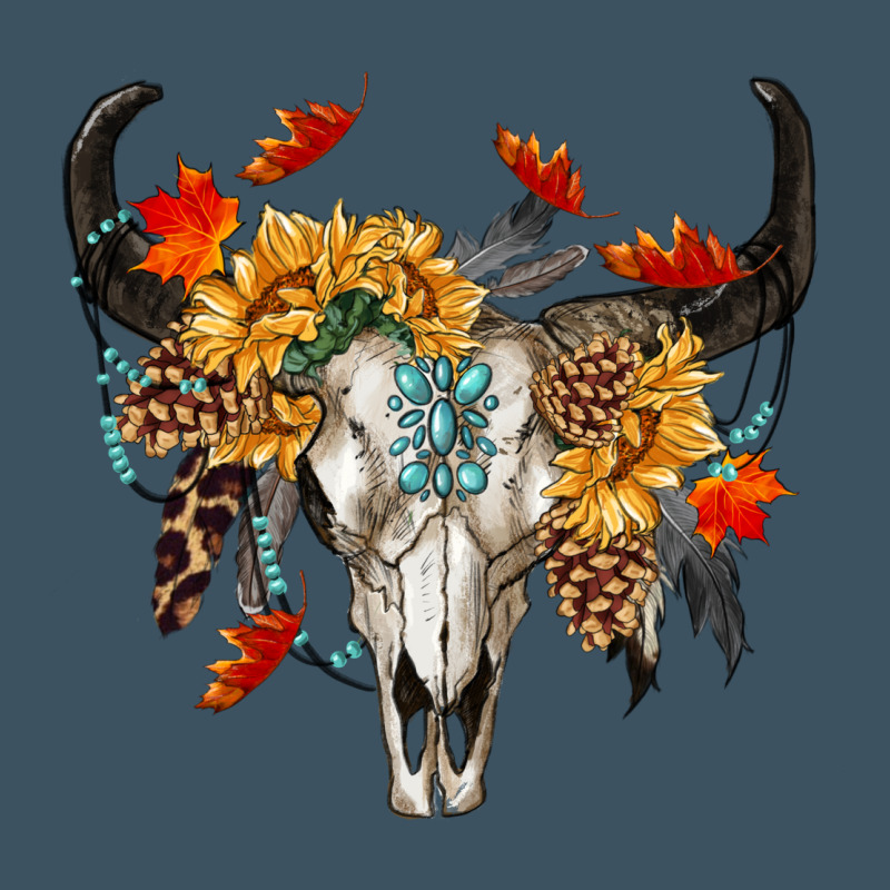 Fall Bull Skull Urban Heavy Tee by RanaPortraitStore | Teevron