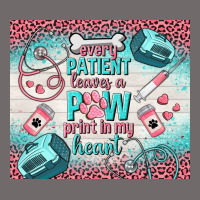 Every Patient Leaves A Paw Print In My Heart Urban Heavy Tee | Teevron